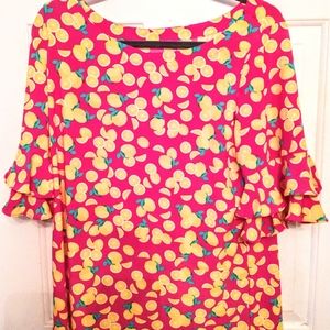 Pappagallo knit blouse size large